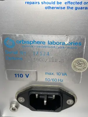 Orbisphere Laboratories Model 3600 Analyzer (@bin1.2.2)