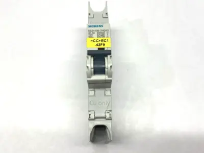 USED SIEMENS CIRCUIT BREAKER 1P 6A 277VAC