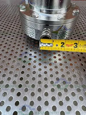 USED STERIFLOW 96 MANUAL LOW TO HIGH FLOW SANITARY BACK PRESSURE REGULATOR 3/4"