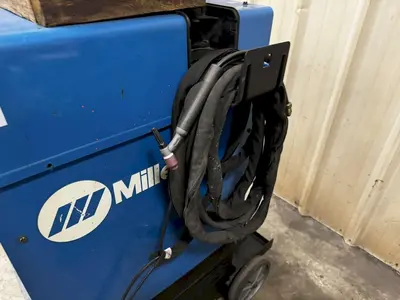 54" JETLINE MODEL #SWC-3A SEAM WELDER WITH SYNCROWAVE 250DX WELDER: YOBRO #23913