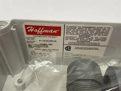 New | in-Stock Hoffman QLine E Enclosure, Polycarbonate, 7" x 7" x 4" Electrical Boxes Michigan US | Maverick Industrial Sales #1391863