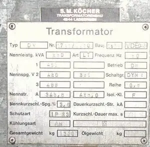 Kocher Transformer Other Machinery, Transformer | Mark One Machinery (4)