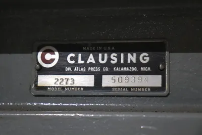 USED CLAUSING 2273