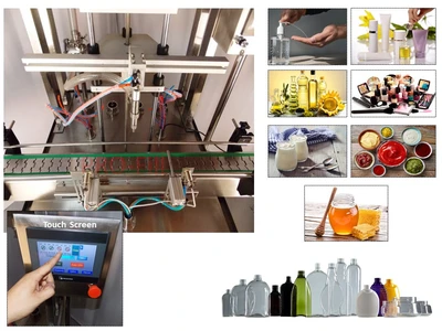 JET-PRO SERVO'S 4 Heads - Automatic Piston Liquid Filling Machines