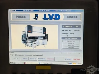 Used LVD PPEB-EFL 320/40 Press Brakes NL | Mach 4 Metal #1550264