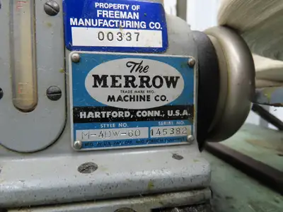 Merrow M-4DW-60 Industrial Sewing Machine High Speed Serger Overlock 220VAC 3Ph