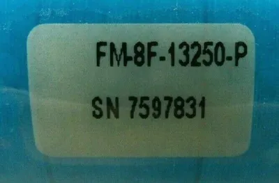 NEW FLUORMATIC FM-8F-13250-P FLOW METER FM8F13250P