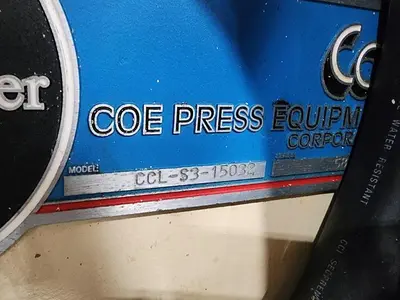 2012 COE PRESS EQUIPMENT CCL-S3-15032 Complete Feed Lines | Universal Press & Machinery (UPM) (29)