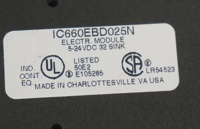 GE FANUC IC660EBD025N ELECTRONIC MODULE W/ IC660TBD025K