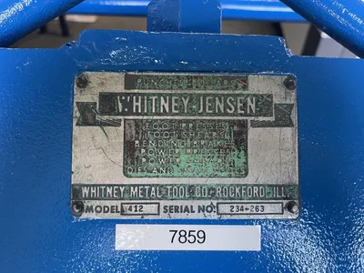 WHITNEY JENSEN 412 BRAKES- PRESS, FINGER | Wheeler Machinery Sales (2)