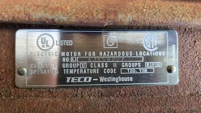 USED TECO - WESTINGHOUSE 7.5 HP