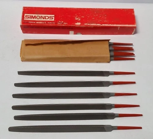 12 Pcs Simonds 10” THR Sq File 2nd 73-520000 New USA