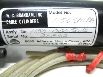 USED W.C. BRANHAM INC 1150SALBA