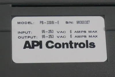 USED API CONTROLS PS-3306I-E SERVO DRIVE PS3306IE