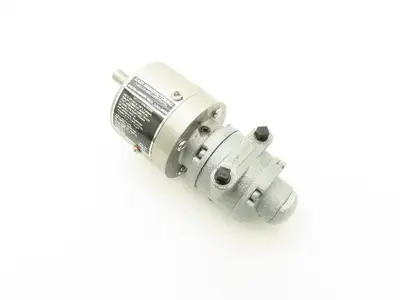 Gast 1UP-NRV-4-GR11 Pneumatic Air Motor 15:1 Gear Ratio 400 RPM 1/3Hp