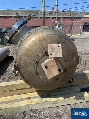 USED FourInox, Inc. 1,500 Gal Fourinox Reactor, 316 S/S, 100/100#