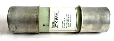 NEW BUSSMANN JCX-65E FUSE 2750V 65AMPS 60HZ JCX65E