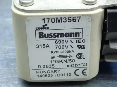 USED COOPER BUSSMANN 170M3567