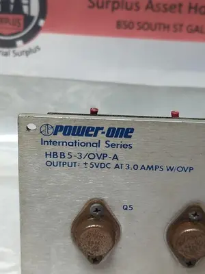 USED POWER-ONE HBB5-3/OVP-A