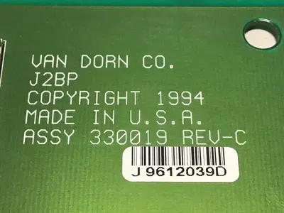 USED VAN DORN PC330-019 330-019