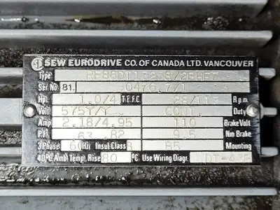 USED SEW-EURODRIVE RF86DT132S8/2BHF7