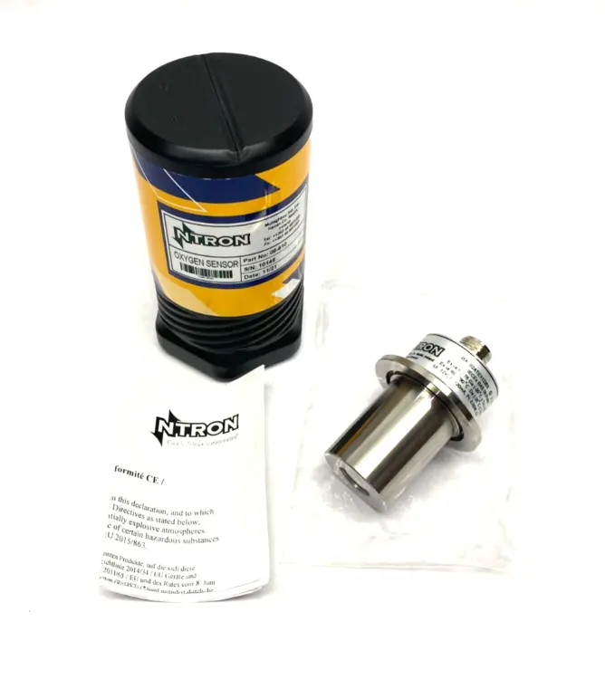 Used NTRON GAS MEASUREMENT OXYGEN SENSOR FOR GAS MEASUREMENT ANALYSER Sensors | Maverick Industrial Sales #1104465