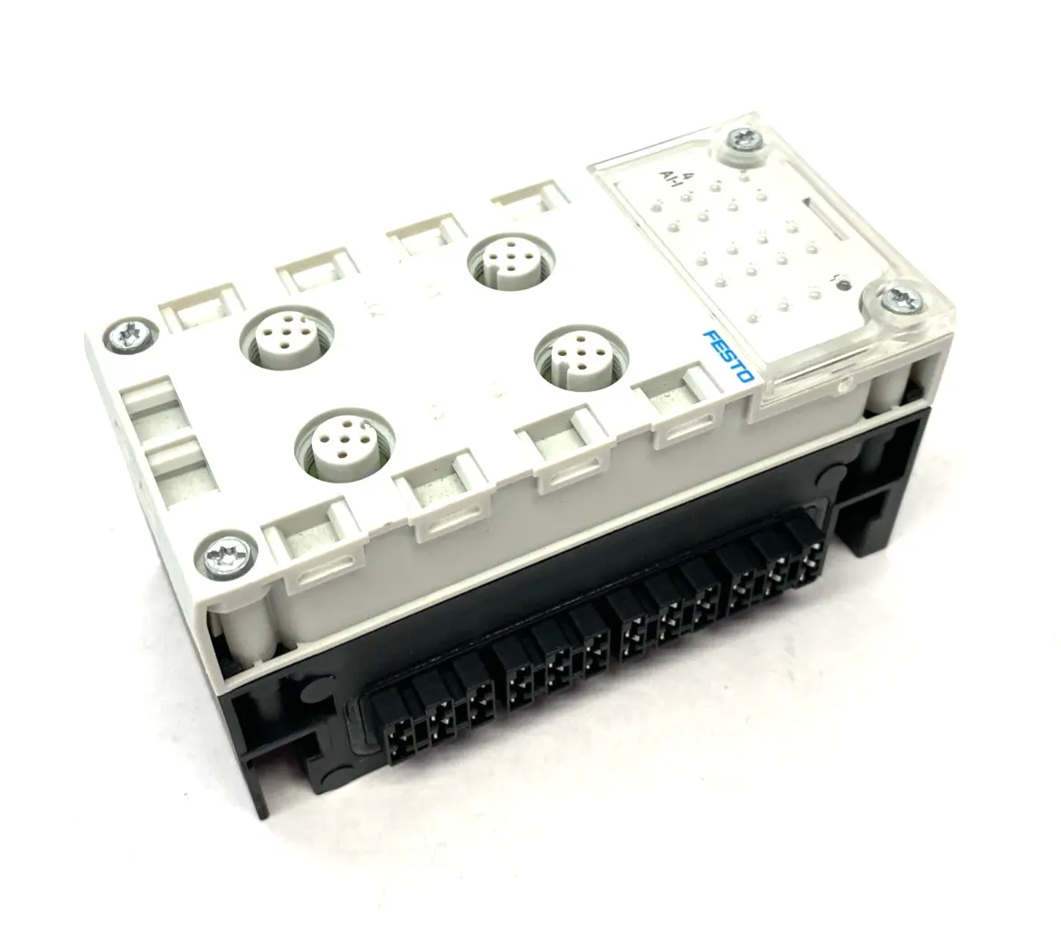 USED FESTO MANIFOLD BLOCK 195704 W/ CPX-GE-EV INTERLINK BLOCK