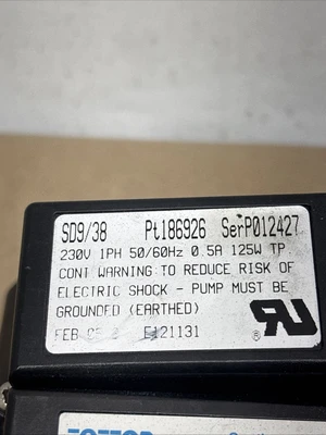 Used Totton Pumps SD9/38 Centrifugal Pumps Indiana US | J&J Industrial Supply #1550125