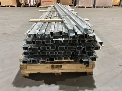 USED MALLARD MANUFACTURING 101" GRAVITY CONVEYOR DISCHARGE UNLOAD SECTION