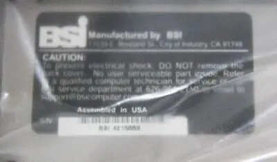 BSI Computer PMS7921 Other Computers & Networking | ANACAPA EQUIPMENT BROKERS, INC (4)