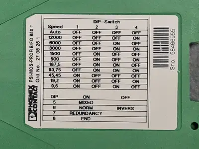 USED PHOENIX CONTACT PSI-MOS-PROFIB/FO 850 T