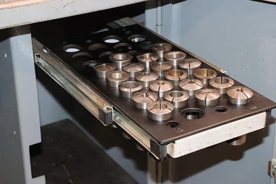 Used 1987 Hardinge DSM-59, Vari-Speed, Turret & Cross Slide,5C Collet Second Operation including Speed Lathes New Jersey US | Machinery Values #1253282