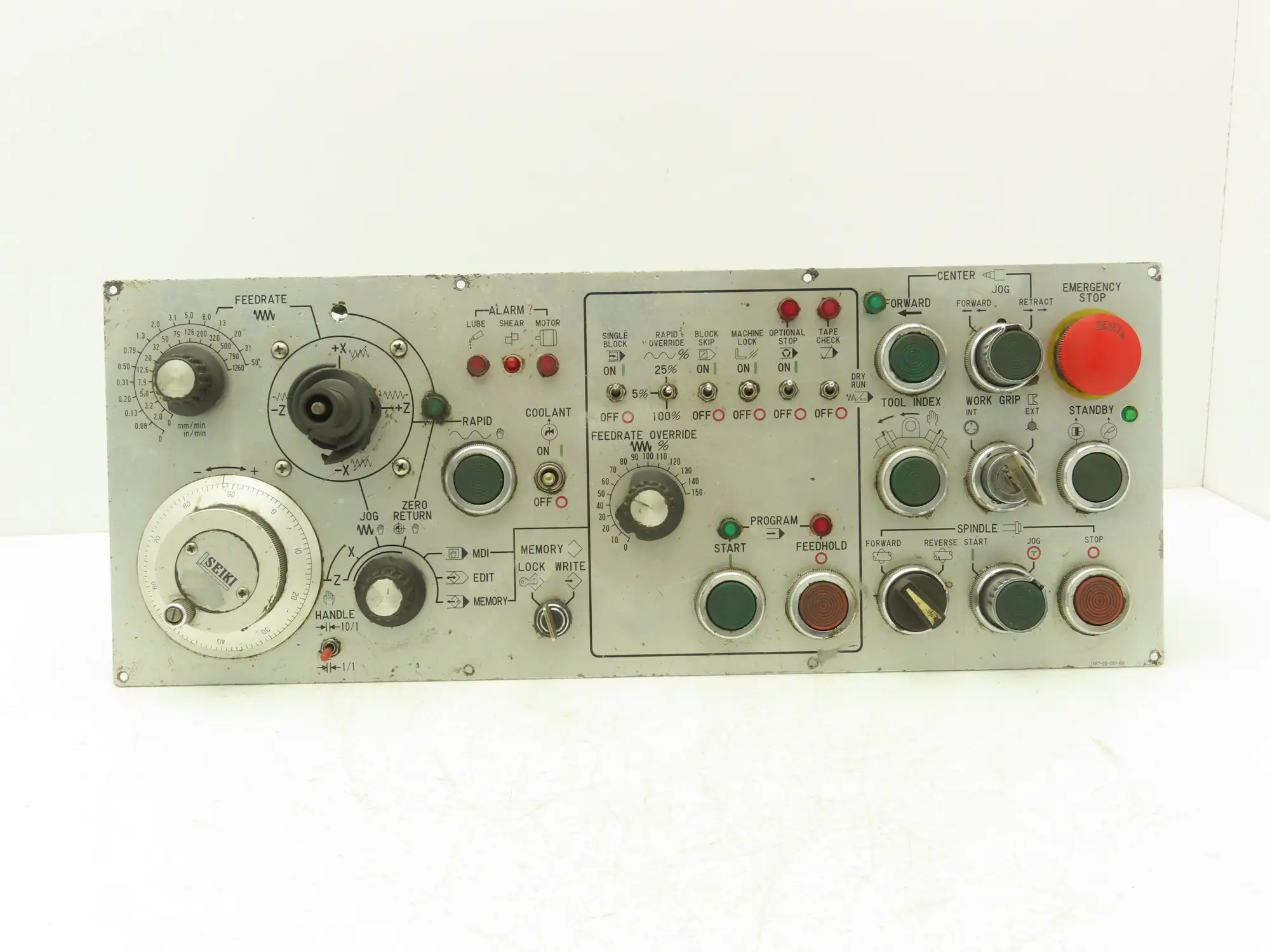 Mori Seiki Control Panel Spindle Feedrate Todensha Joystick X-Z Axis Controller