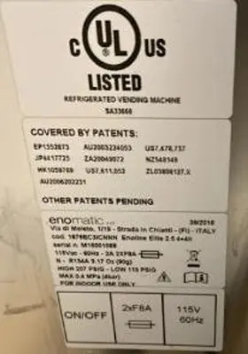 USED ENOMATIC 1876EC3ICNNN