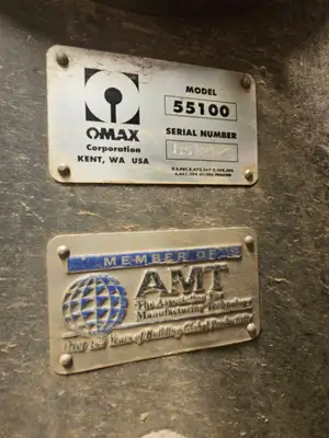 Used 2012 OMAX 55100 Waterjet Cutters British Columbia CA | Lenmark #834796