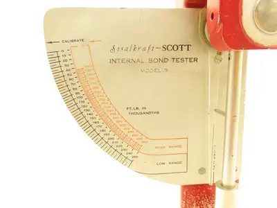 Sisalkraft-Scott 25000.00 B Paper Bond Tester FT LB in Thousandths