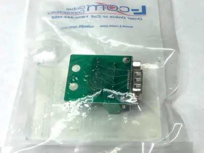 New | in-Stock L-Com DB9 Male Connector for Field Termination Disconnects Michigan US | Maverick Industrial Sales #1390706