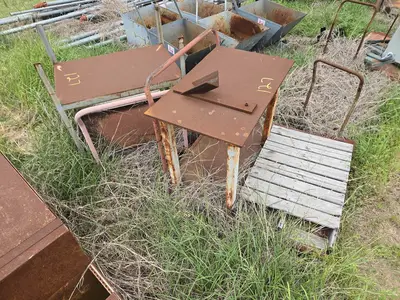 (4) Scrap Cart