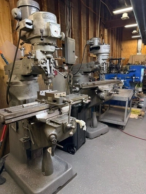 Used BRIDGEPORT J HEAD 1½ HP  9 X 42 For sale Milling & Drilling Machines (Combo) New York US | Elite Machine #1210128