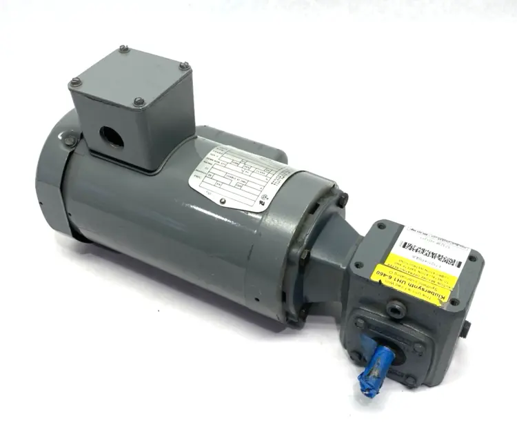 New | in-Stock Boston Gear Single-Phase Motor 1/4HP 33-896-919 w/ F71010KPB4J6 Reducer Gearmotors Michigan US | Maverick Industrial Sales #1398381