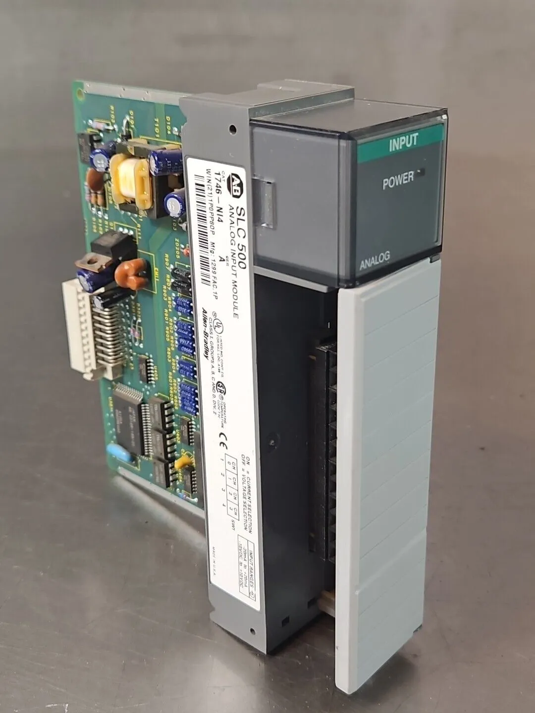 Allen Bradley 1746-NI4 Ser A SLC 500 Input Module PLC loc3