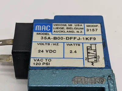 USED MAC VALVES SOLENOID VALVE