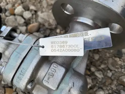 2019 1" Class 600 Globe Valve API 602