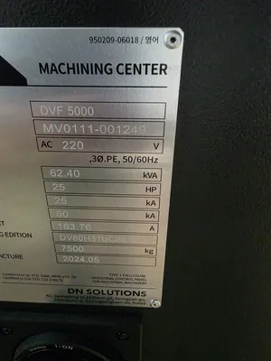 2024 DN SOLUTIONS DVF 5000 MACHINING CENTERS, VERICAL (5-Axis or More) | Prime Machinery (4)