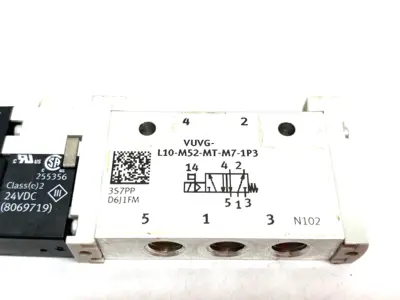 USED FESTO SOLENOID VALVE 5/2-WAY MONOSTABLE 574359