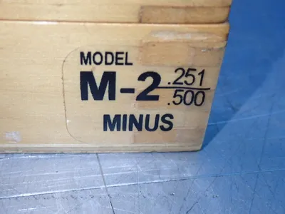 Used MEYER _UNKNOWN_ Pin & Plug Gages Ohio US | HGR 24 #1249460