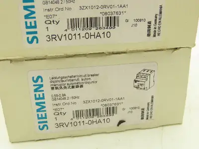 Siemens Circuit Breaker 3-Pole 0.55-0.8A Motor Starter Protection Lot Of 3