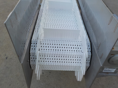 Commercial Stainless Steel Poly Conveyor Unit, Reduce Gear Box Drive, Extra Poly Belt, 10'' Width, 1...