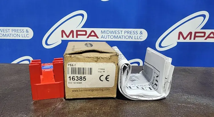 New | in-Stock BANNER PBA-1 16385 Power Sources | Midwest Press and Automation #577538