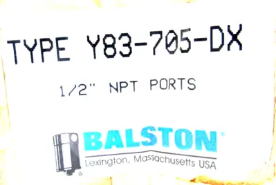 NEW BALSTON Y83-705-DX HOUSING AND FILTER ASSEMBLY 1/2" NPT PORTS